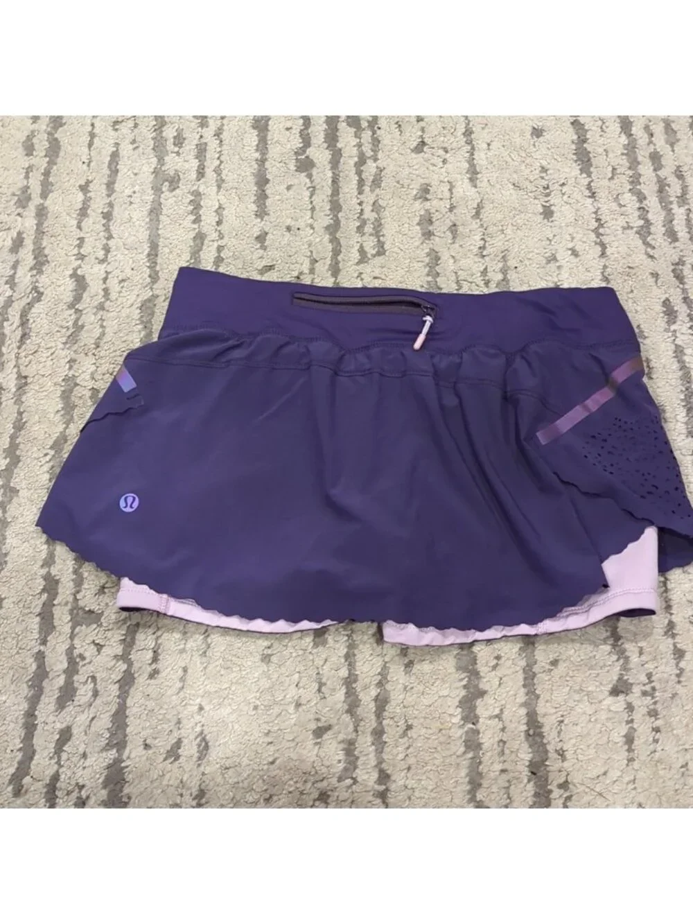 Lululemon Run A Marathon Skirt Concord Grape / Rose Quartz